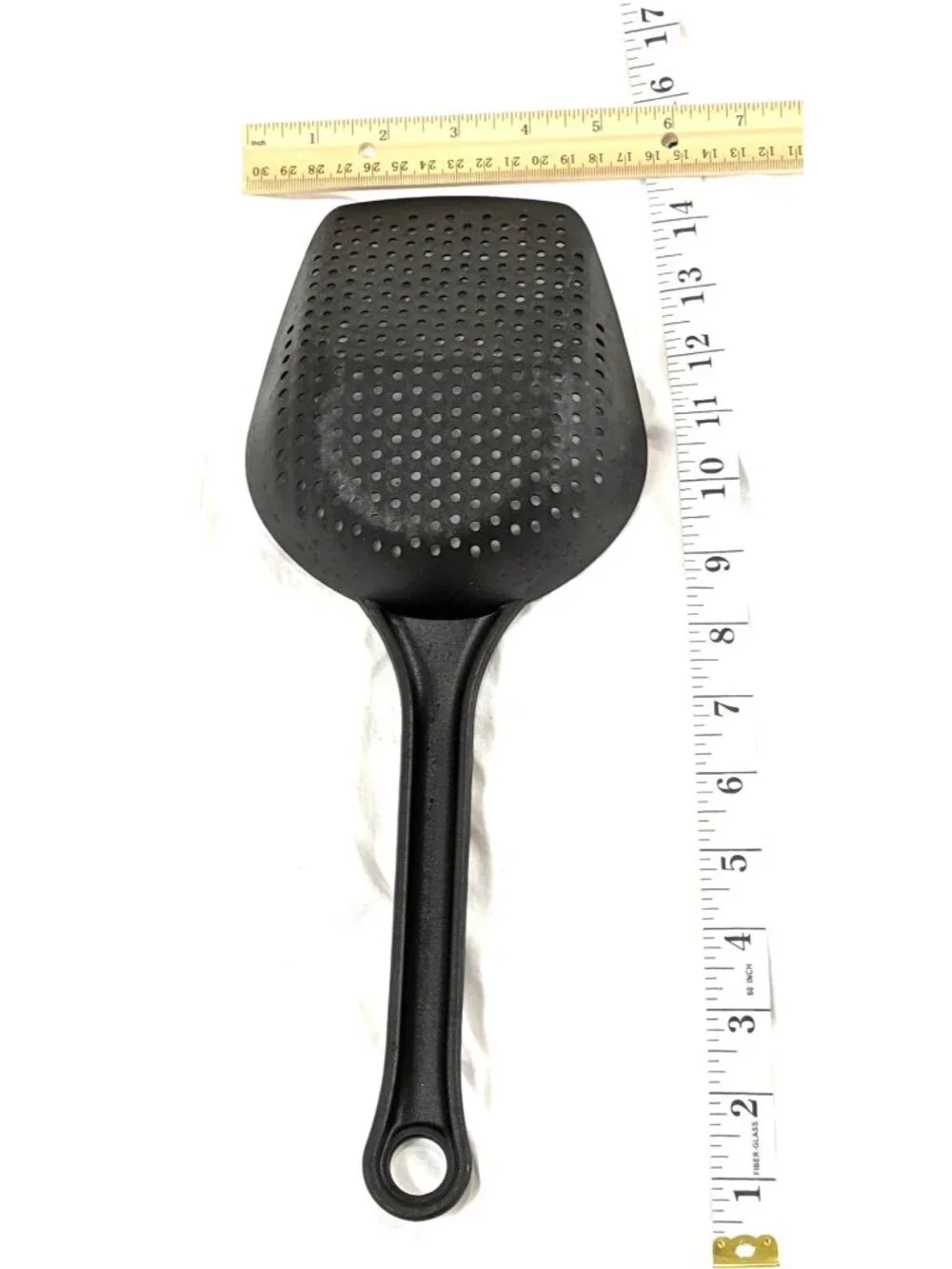 Cooking Concepts Plastic Kitchen Scoop with Strainer Holes, 14 in 14x5  1i
